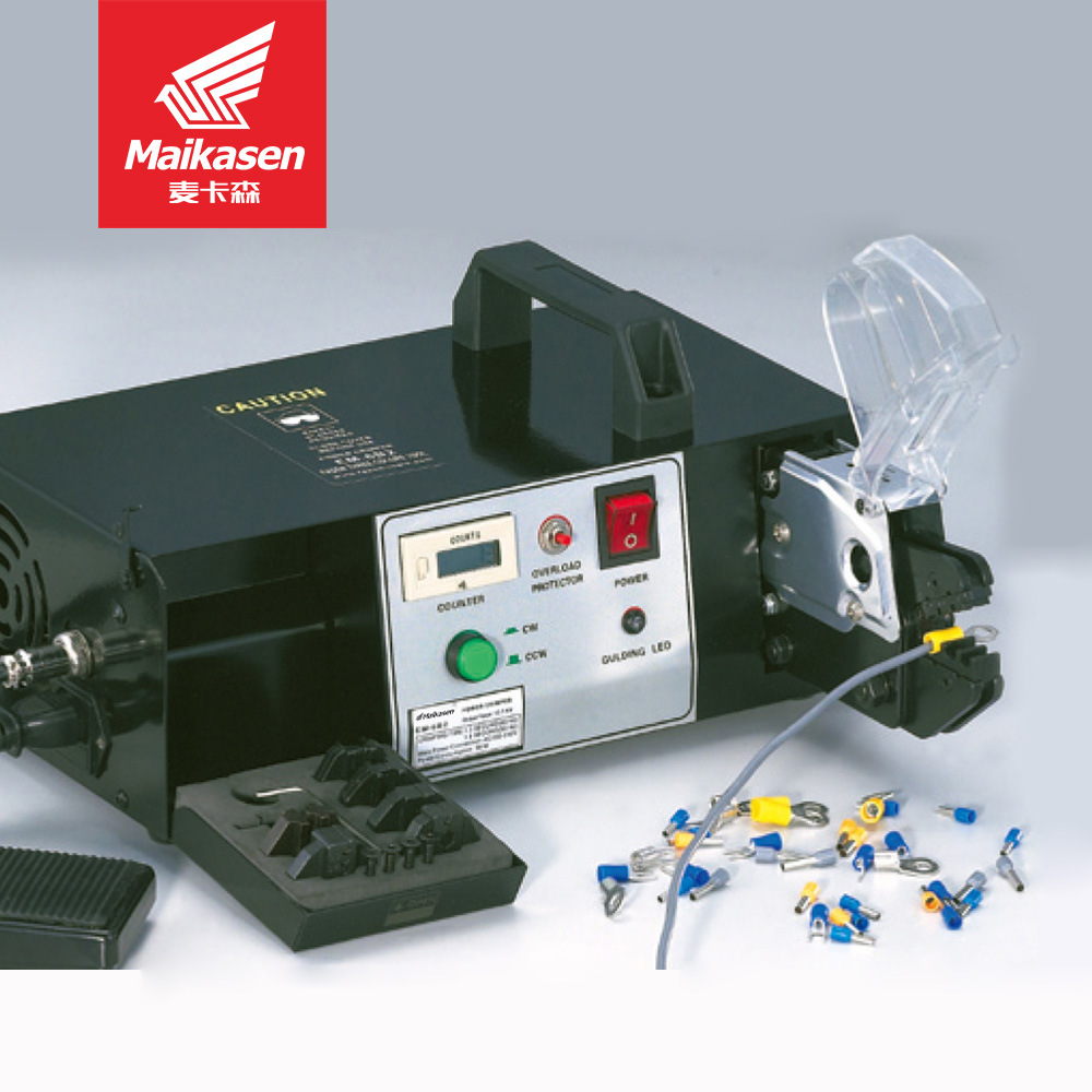 Electric terminal crimping machine