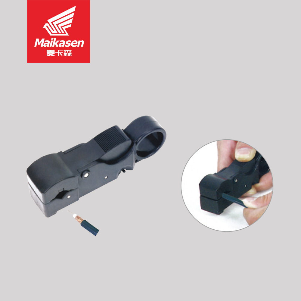 Coaxial cable stripper